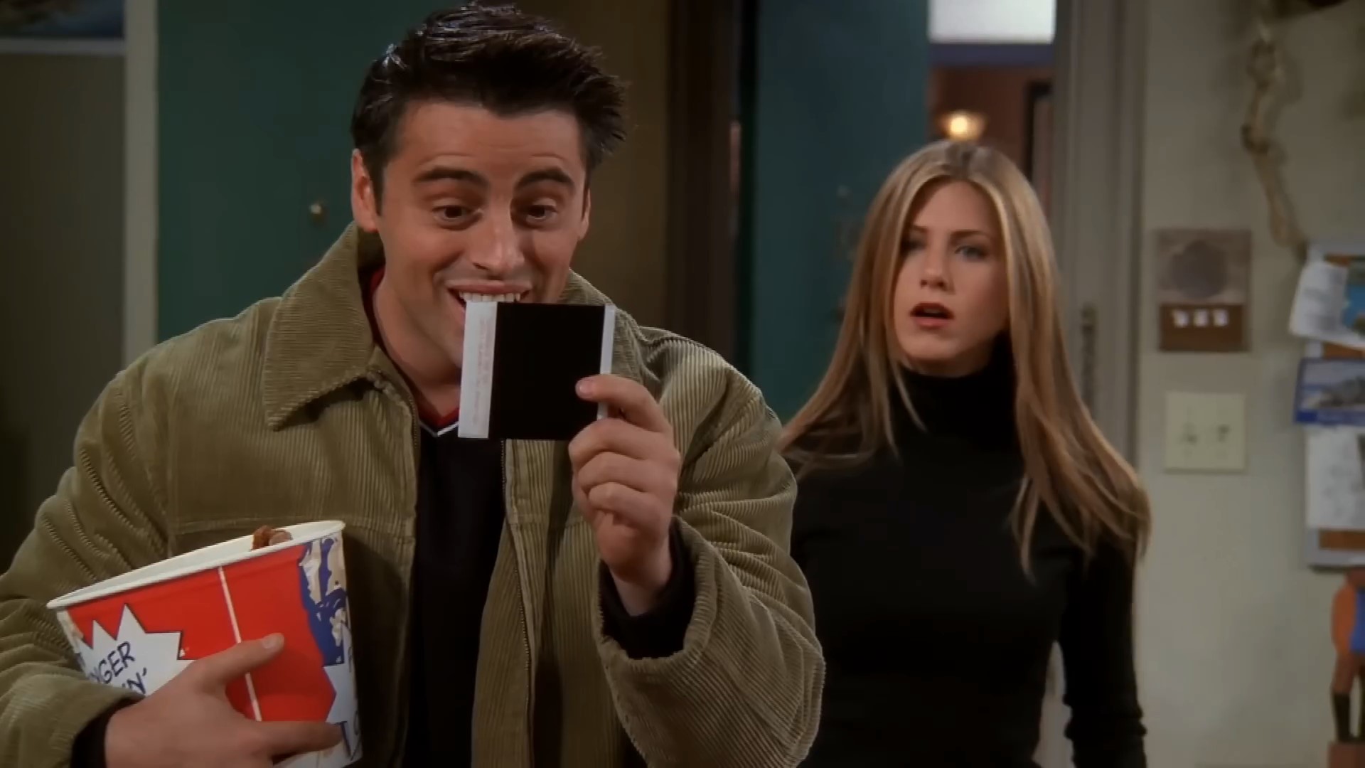 Joey and KFC bucket
