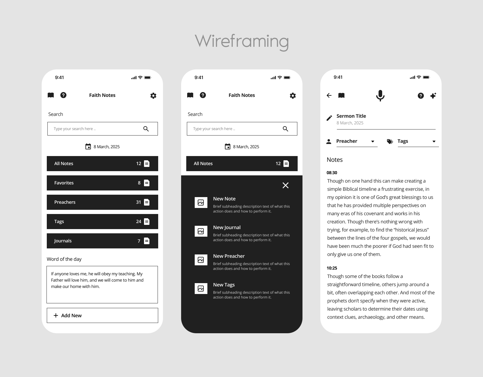 faithnotes-wiframing
